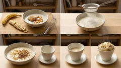 전자레인지 40초 비건 바나나 찜빵: 우유·달걀 없이도 폭신하게 만드는 법